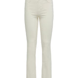 Ruth High-Rise Straight Raw Hem Pants