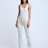 Ruth High-Rise Straight Raw Hem Pants