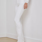 Ruth High Rise Straight Raw Hem Pants