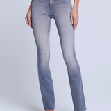 Ruth High-Rise Straight Raw Hem