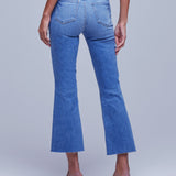 Kendra High-Rise Crop Flare Pants