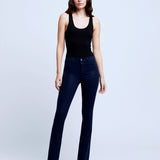 Selma High Rise Sleek Baby Boot Coated Jean