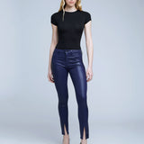 Jyothi High-Rise Split Ankle Pants