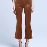 Kendra High-Rise Crop Flare Pants