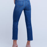 Alexia High Rise Crop Cigarette Jean