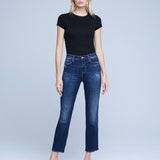 Alexia High-Rise Crop Cigarette Jeans