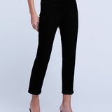 Alexia High-Rise Crop Cigarette Pants