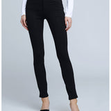 Joetta High-Rise Back Zip Skinny Jeans