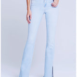 Abiilene High-Rise Baby Boot Slit Jeans
