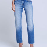 Majorie Mid-Rise Slouch Slim Straight Pants