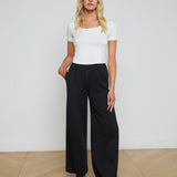 Darcelle High-Rise Pull on Wide Leg Pants