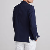 Seersucker 2-Button D-Constructed Shirt Jacket