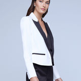 Scarlet Crop Blazer
