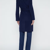 Tristan Belted Fur Color Coat