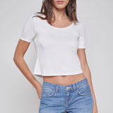 Dana Short Sleeves Crop Tee