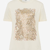 Cira Metallic Graphic Tee (32-3548)
