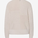 Alicia Cotton Textured Cable Knit Cardigan (32-4008)