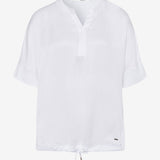 Fluid Drawstring Cila Cotton Mix Shirt (32-5268)