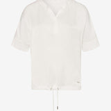 Fluid Drawstring Cila Cotton Mix Shirt (32-5268)