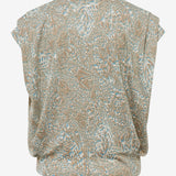 Caelen Lyocell (32-5278) Printed Blouson Top