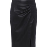 Maude Pencil Skirt With Pleats