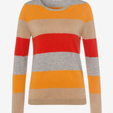 (35-2067) Striped Knit Pullover
