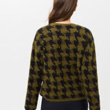 LISA Houndstooth Knit Sweater 35-9017
