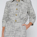 Jia Crop 3/4th Sleeve Jacket