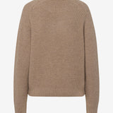 Lesley Wool Mix Ribbed Blend Sweater