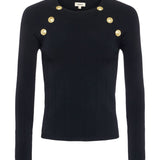 Gretchen Long Sleeve Buttoned Pullover