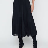 Fernanda Pleated Midi Skirt