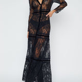 Poe Mix Lace Maxi Dress