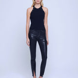 Rosemary High-Neck Button Tank
