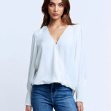 Enzo Crossfront Blouse