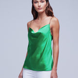Jasmina Cowlneck Chain Tank