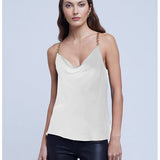 Jasmina Cowl Neck Chain Tank