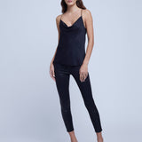 Jasmina Cowl Neck Chain Tank