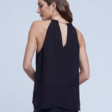Lina Chain Draped Top