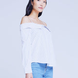 Larisa Off-Shoulder Fold Over Blouse