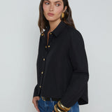 Cosette Cropped Hi Low Shirt