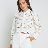 Seychelle Cropped Button Down