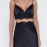 Kelvis Lace Trim Bra Top