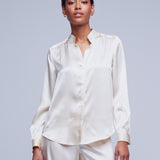 Bianca Band Collar Blouse