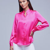 Bianca Band Collar Blouse