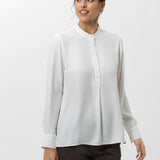 Flowy Band Collar Blouse VELVET-45-9104