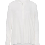 Flowy Band Collar Blouse VELVET-45-9104
