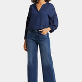Teresa Wide Leg Ankle Jeans