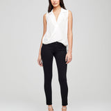 Freja Sleeveless Draped Blouse