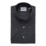 Printed Stretch Poplin S/S Sport Casual Shirt