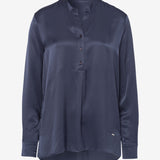 (49-9184) Velvet Shiny Viscose Blouse